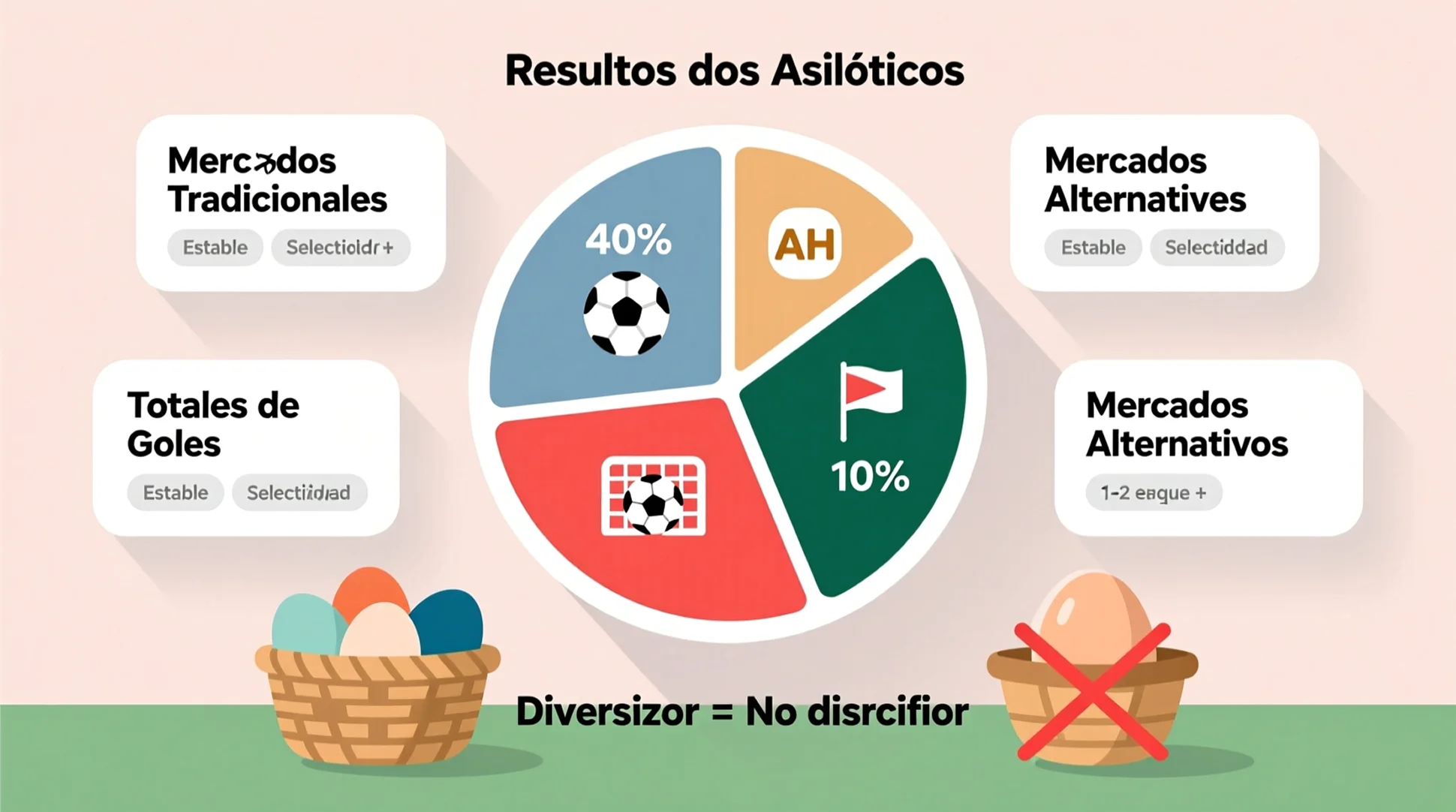 Diversificación del portafolio de apuestas - Distribución óptima entre mercados y estrategias