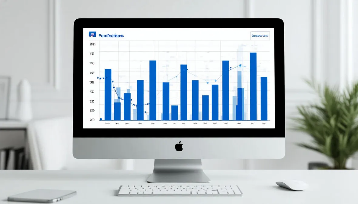 Pantalla mostrando gráfico de distribución temporal de goles