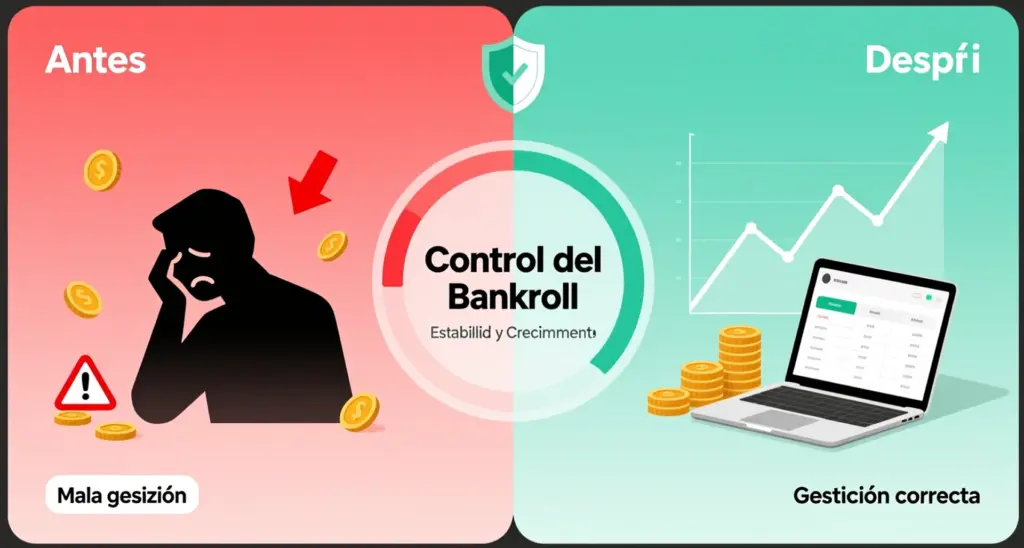 Gestión de bankroll en torneos deportivos - Sistema que separa ganadores de perdedores