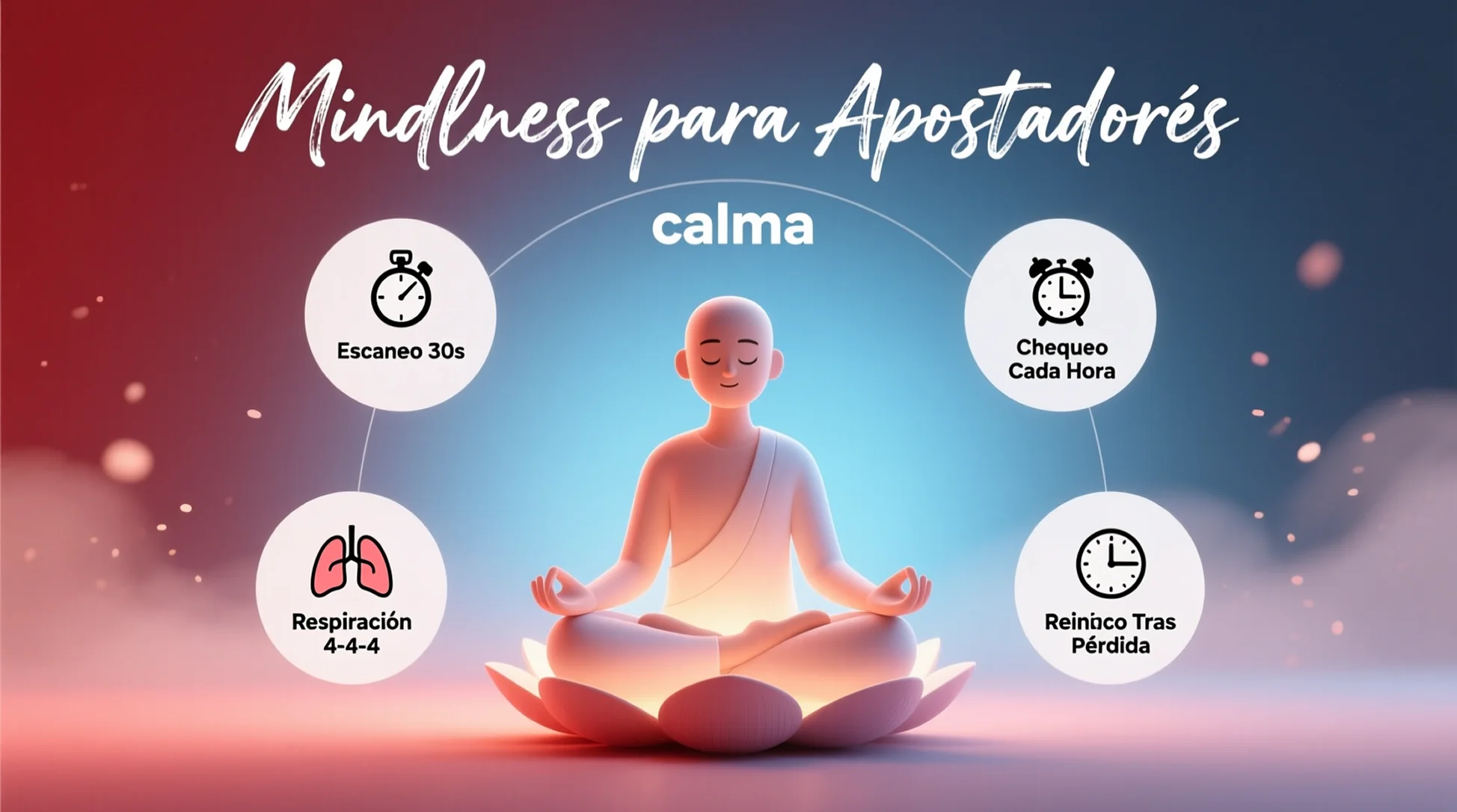 Mindfulness para apostadores - Técnicas de meditación, respiración y control emocional