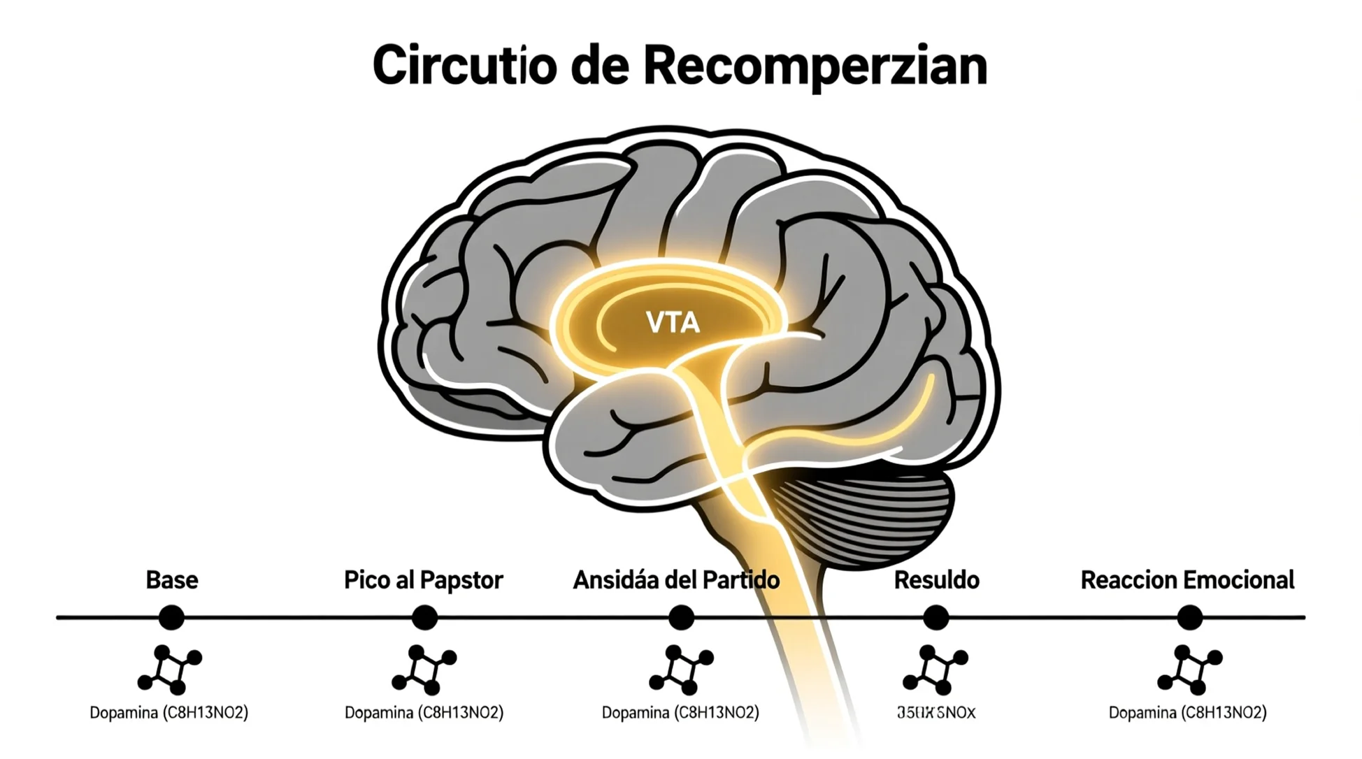 Neurociencia de la dopamina en el cerebro durante apuestas - Adicción por anticipación