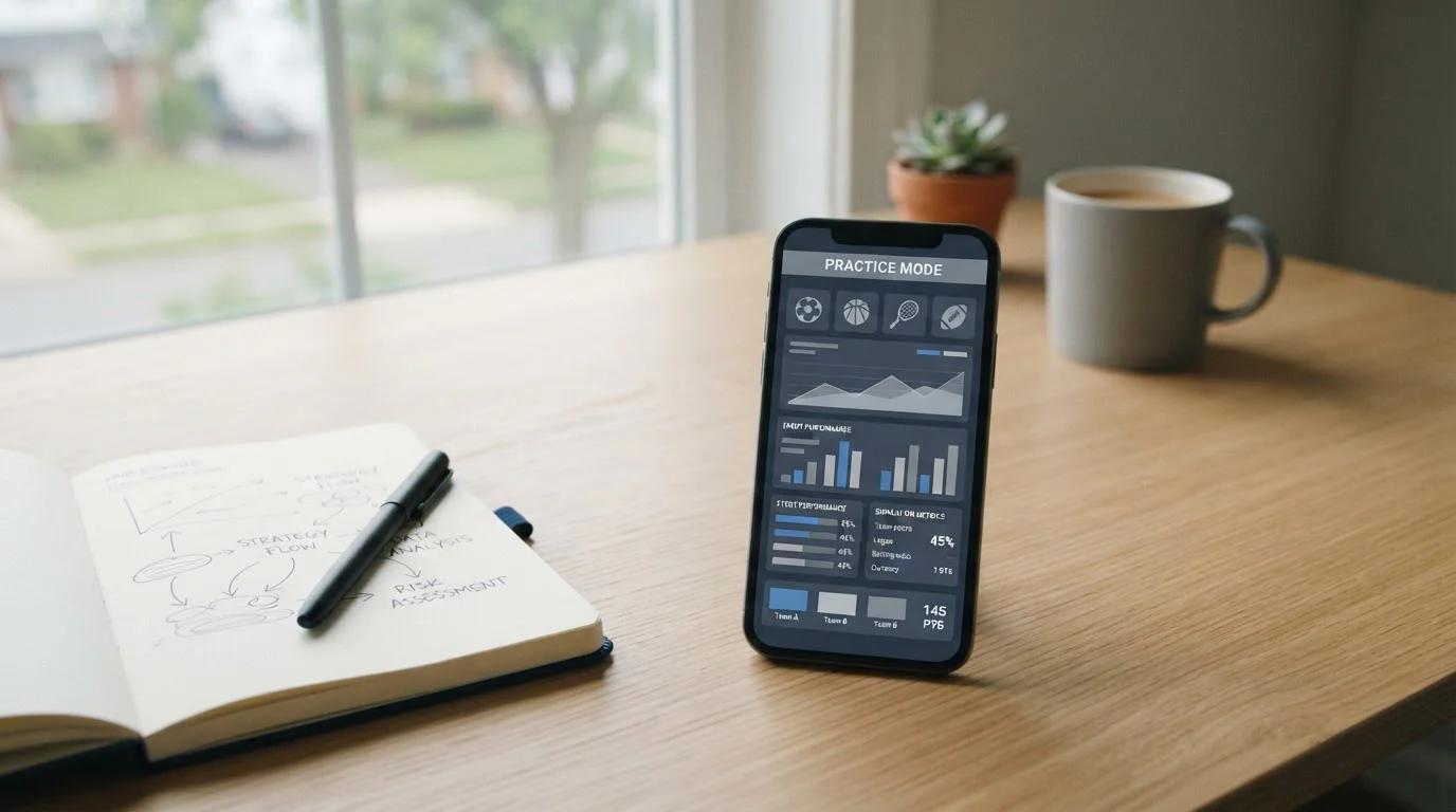 Entorno de simulación para practicar apuestas sin riesgo financiero