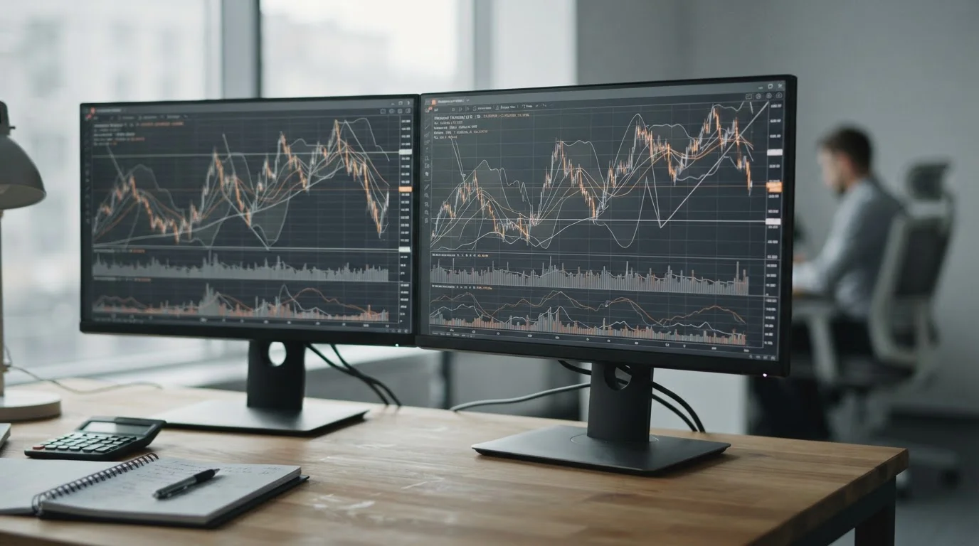 Gráfico de fluctuación de precio mostrando el riesgo adicional de apostar con criptomonedas